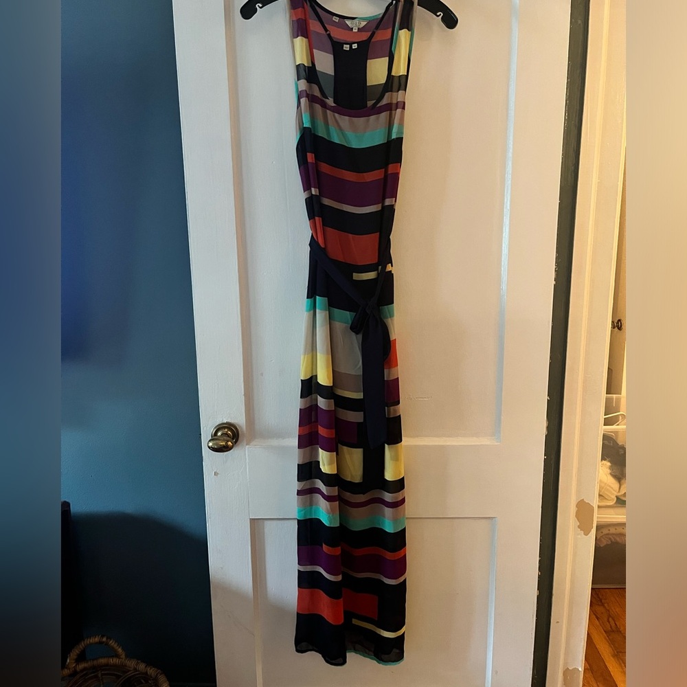 Guess Multi Color Color Block Maxi Dresa - image 2